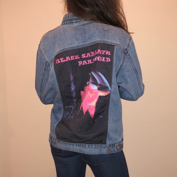 black sabbath jean jacket